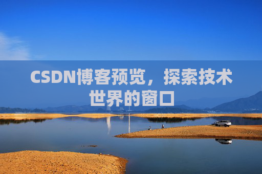 CSDN博客预览，探索技术世界的窗口
